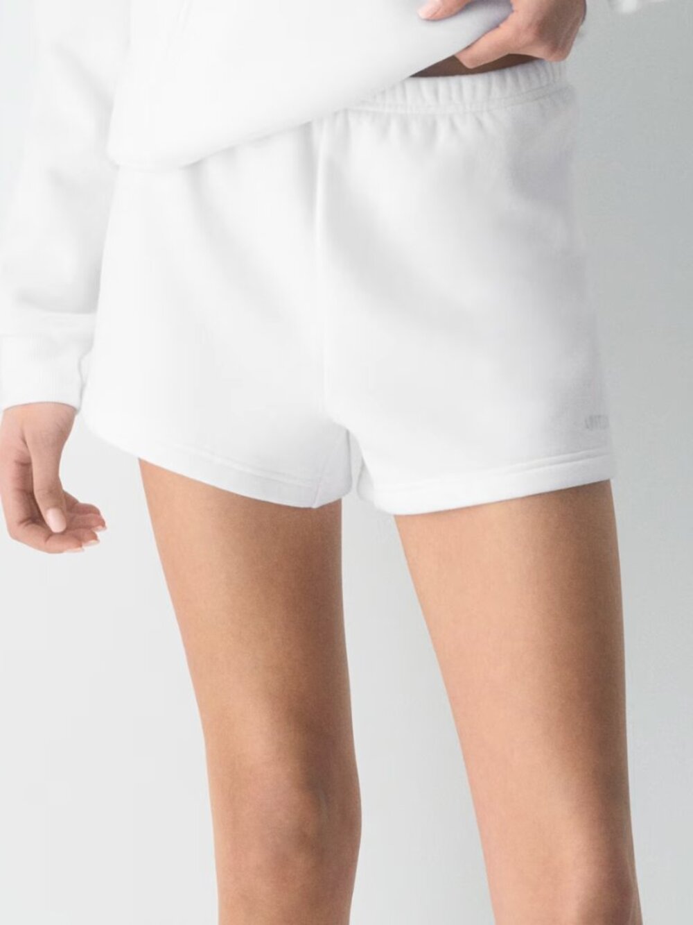 Aritzia Cozy Sweatfleece Perfect Hi-Rise Mini Short